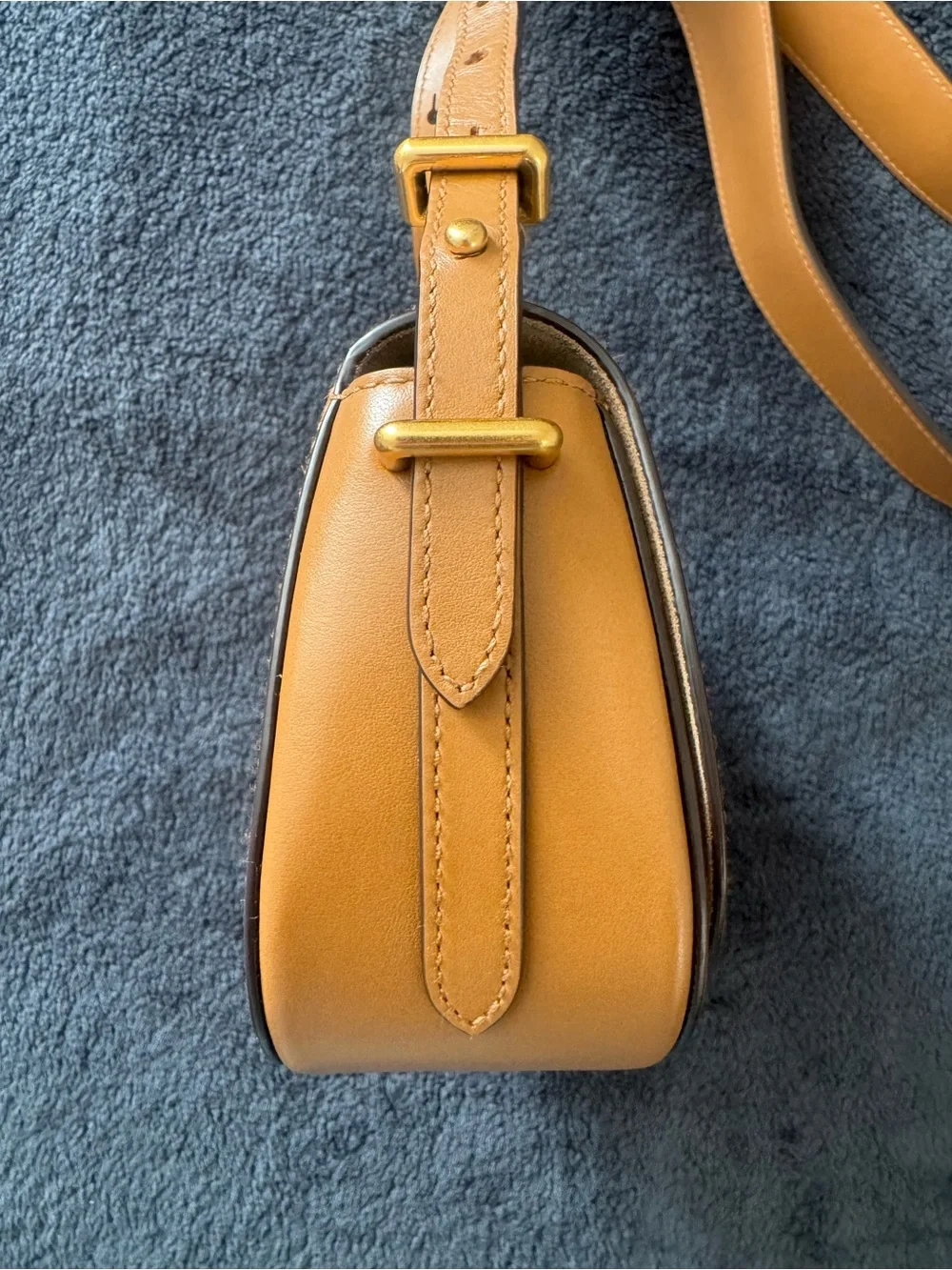 Polo Ralph Lauren ID mini saddle crossbody bag